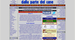 Desktop Screenshot of dallapartedelcane.it