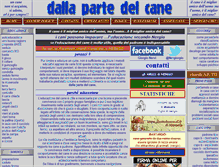 Tablet Screenshot of dallapartedelcane.it